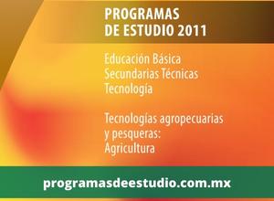 Descargar programa de estudios 2011 secundaria agricultura PDF