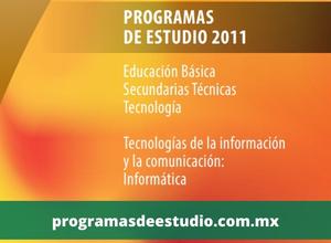 Descargar programa de estudios 2011 secundaria informática PDF