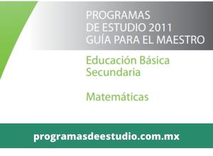 Descargar programa de estudios 2011 secundaria matemáticas PDF