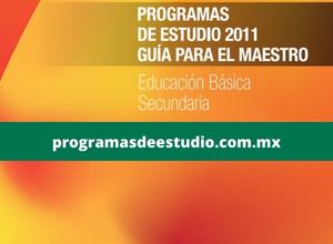 Programa de estudios 2011 secundaria