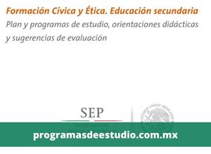 Descargar programa de estudio 2017 secundaria formación cívica y ética PDF