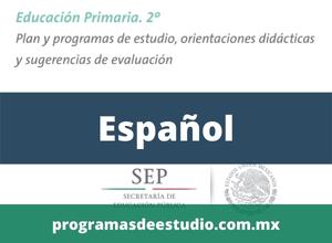 Descargar plan y programa de estudios 2017 español segundo grado primaria PDF