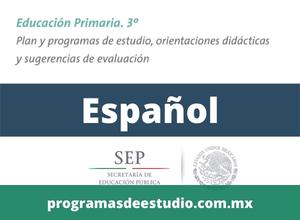 Descargar plan y programa de estudios 2017 español tercer grado primaria PDF